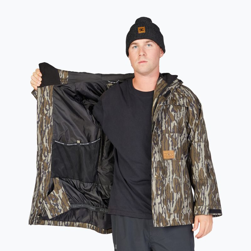 Férfi snowboard kabát DC Servo mossy oak original bottomland 7