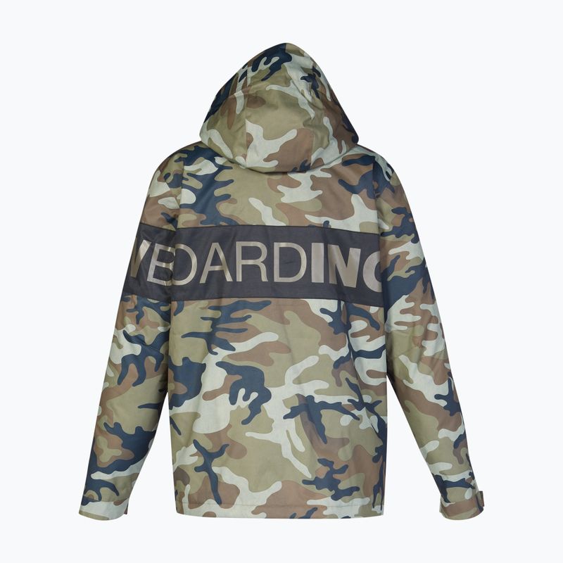 Férfi snowboard kabát DC Propaganda woodland camo green 10
