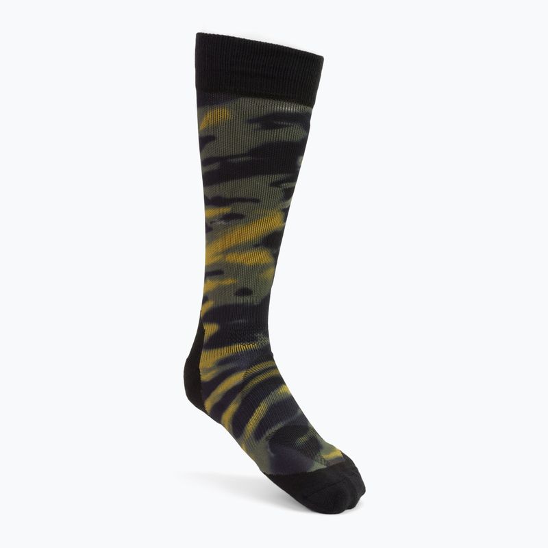 Férfi snowboard zokni DC Sanctioned angled tie dye ivy green
