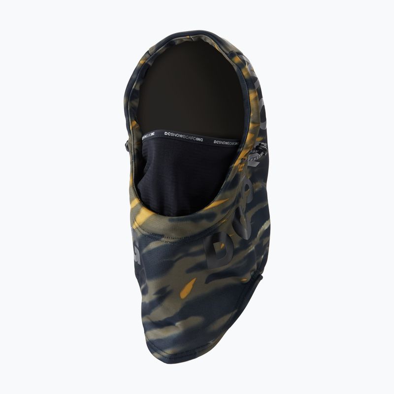 Férfi balaclava DC Hoodaclava angled tie dye ivy green 6