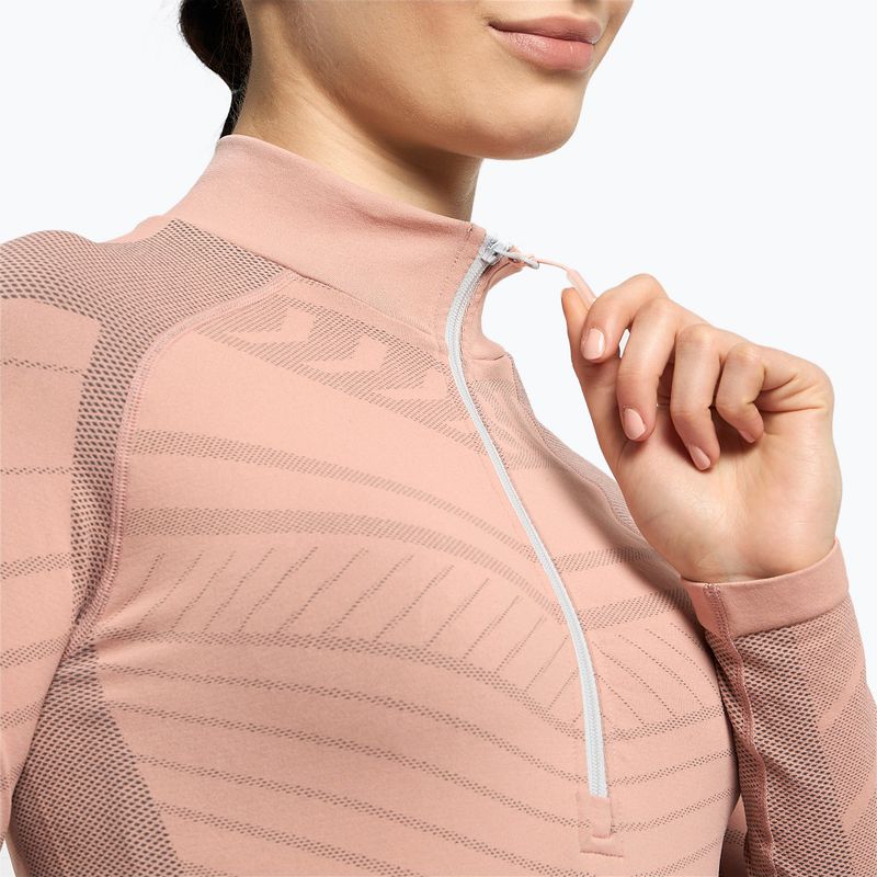 Női termoaktív felső ROXY Base Layer Top Warmlink gray violet 5