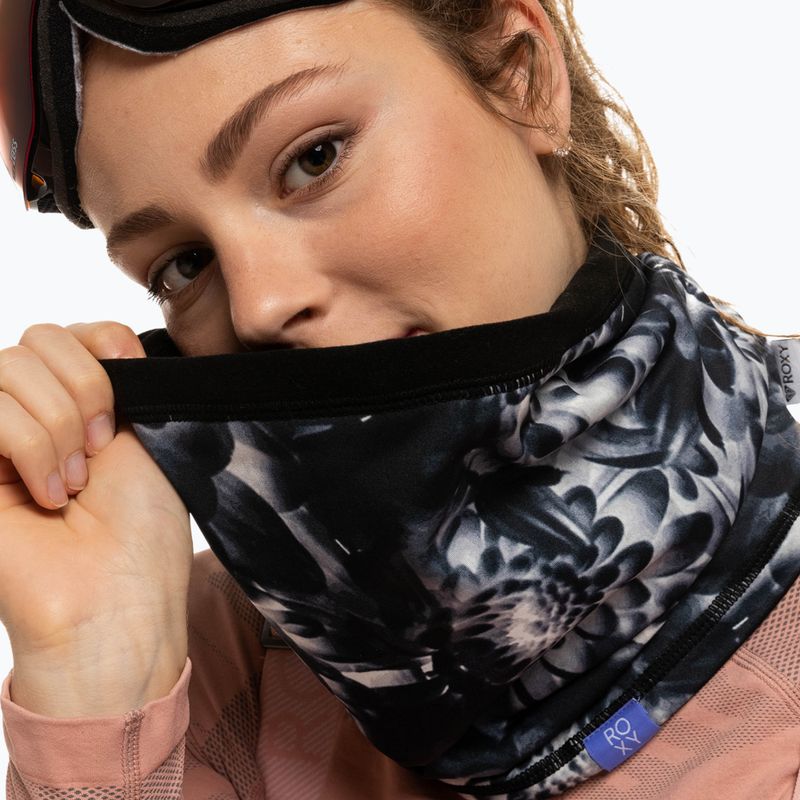 Női kapucni ROXY Lana Collar 2021 true black future flower 4