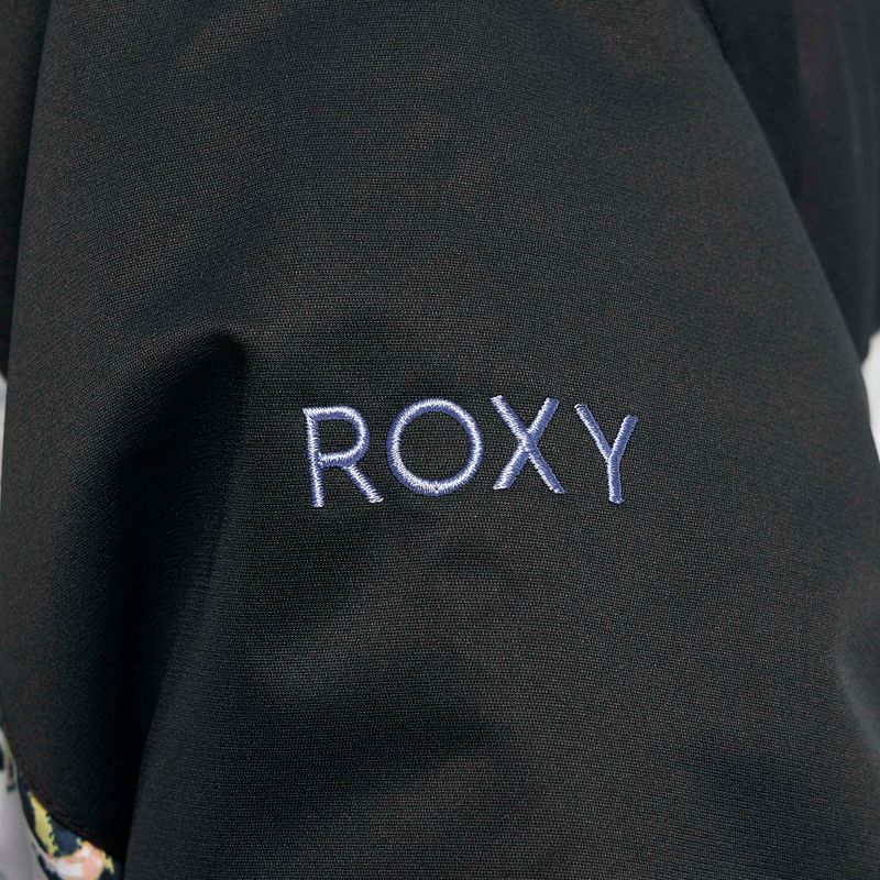 Női snowboard kabát ROXY Jetty Block 2021 true black black flowers 7