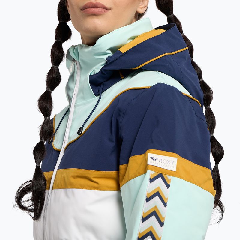 Női snowboard kabát ROXY Peak Chic Insulated 2021 fair aqua 6