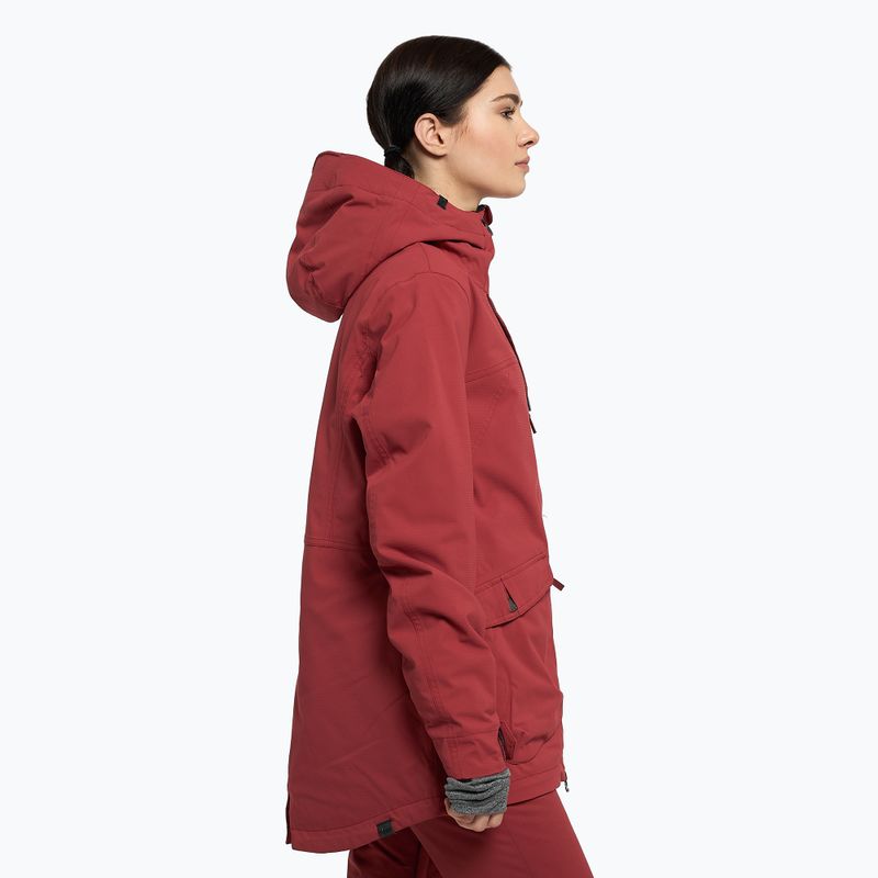 Női snowboard kabát ROXY Stated Warmlink 2021 brick red 3