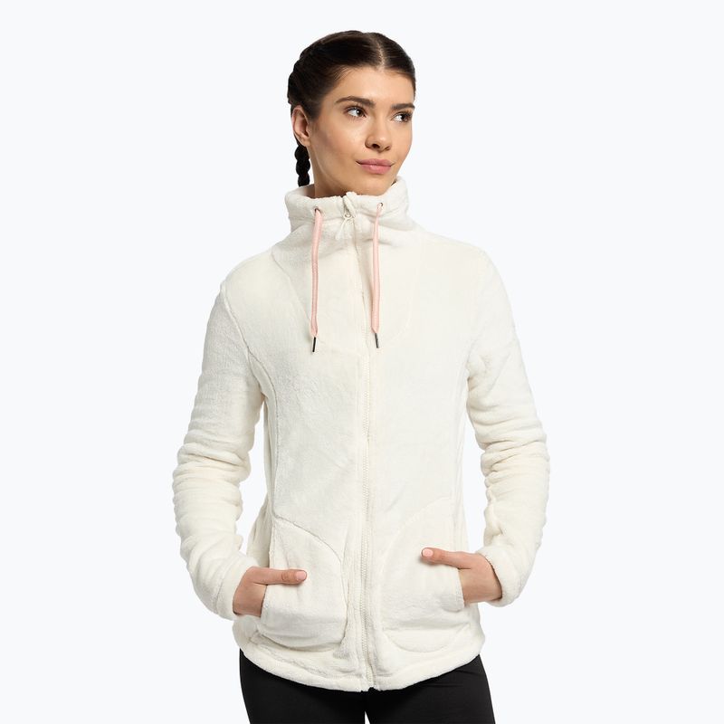 Női snowboard pulóver ROXY Tundra Fleece 2021 egret