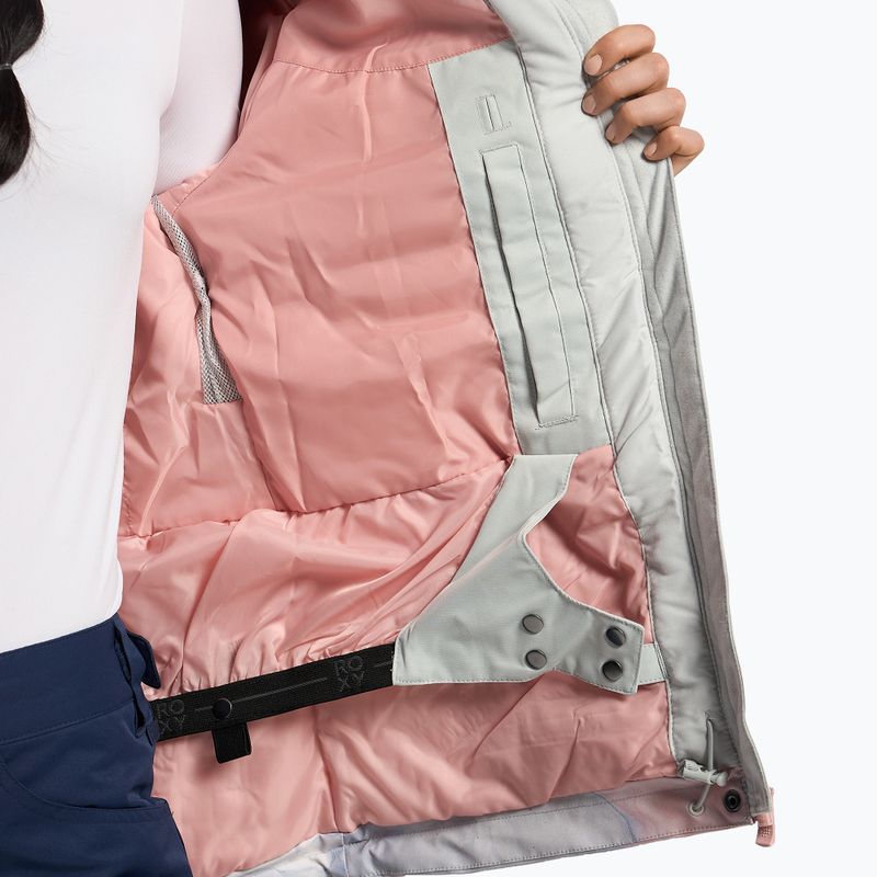 Női snowboard kabát ROXY Jetty Block 2021 gray violet marble 11