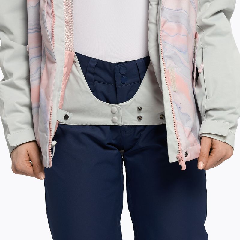 Női snowboard kabát ROXY Jetty Block 2021 gray violet marble 12