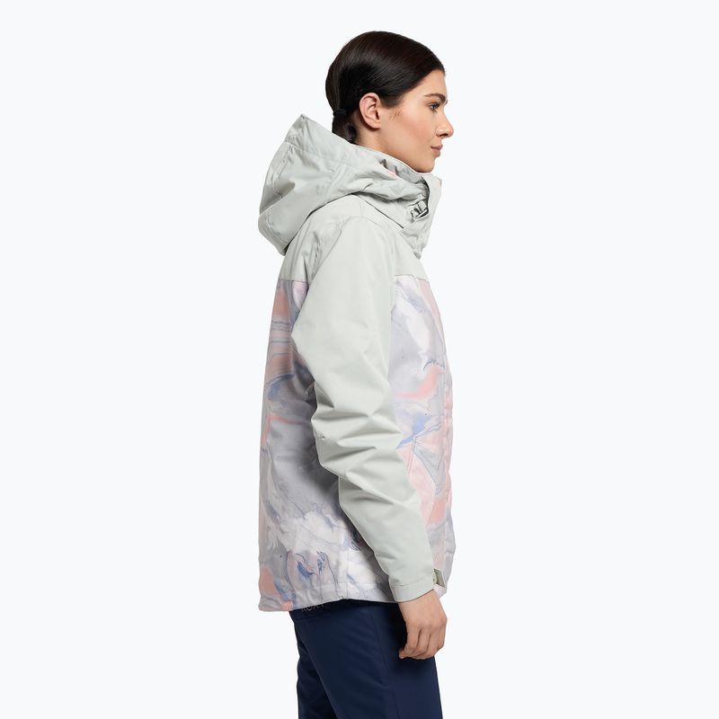 Női snowboard kabát ROXY Jetty Block 2021 gray violet marble 3