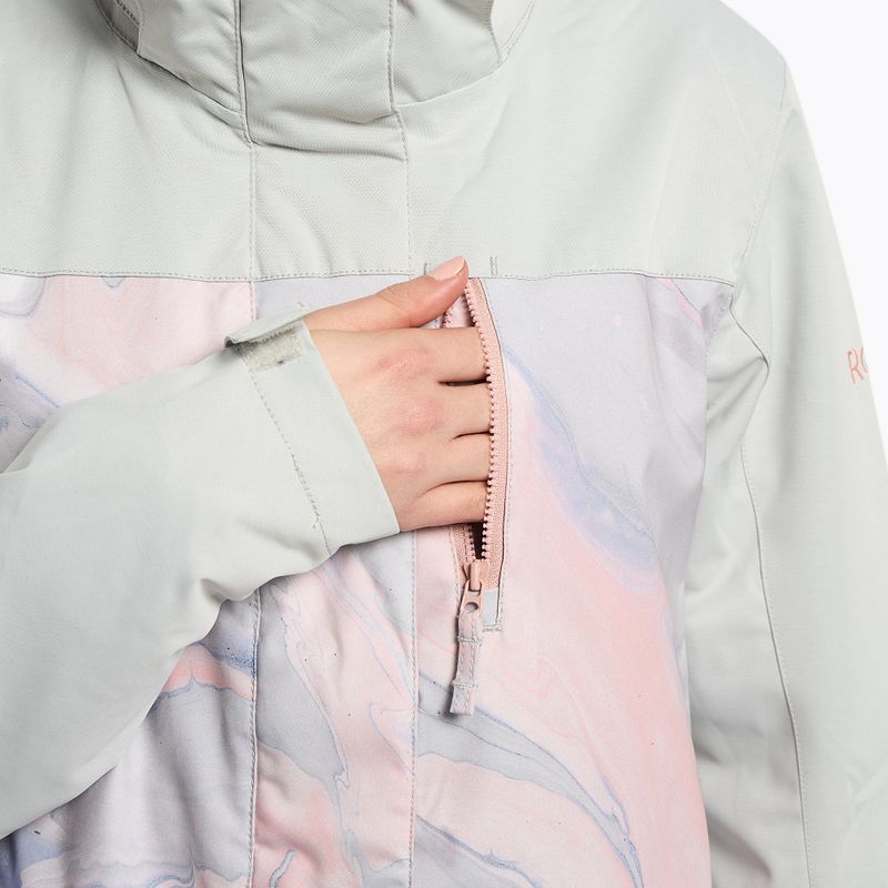 Női snowboard kabát ROXY Jetty Block 2021 gray violet marble 8