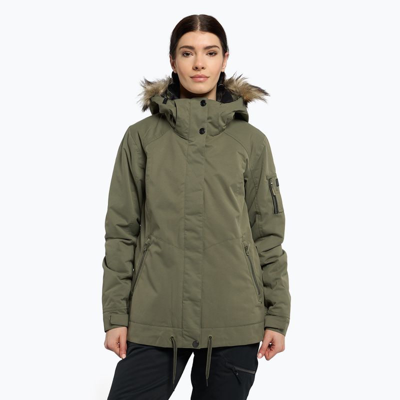 Női snowboard kabát ROXY Meade 2021 deep lichen green