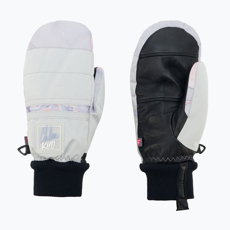 Női snowboard kesztyű ROXY Chloe Kim 2021 gray violet marble