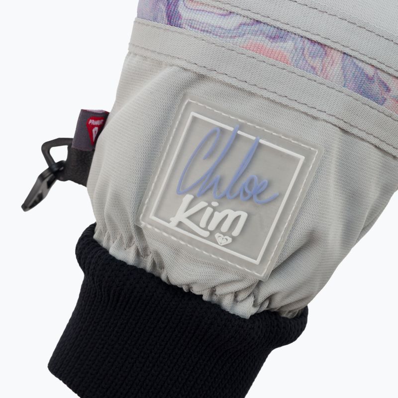 Női snowboard kesztyű ROXY Chloe Kim 2021 gray violet marble 4