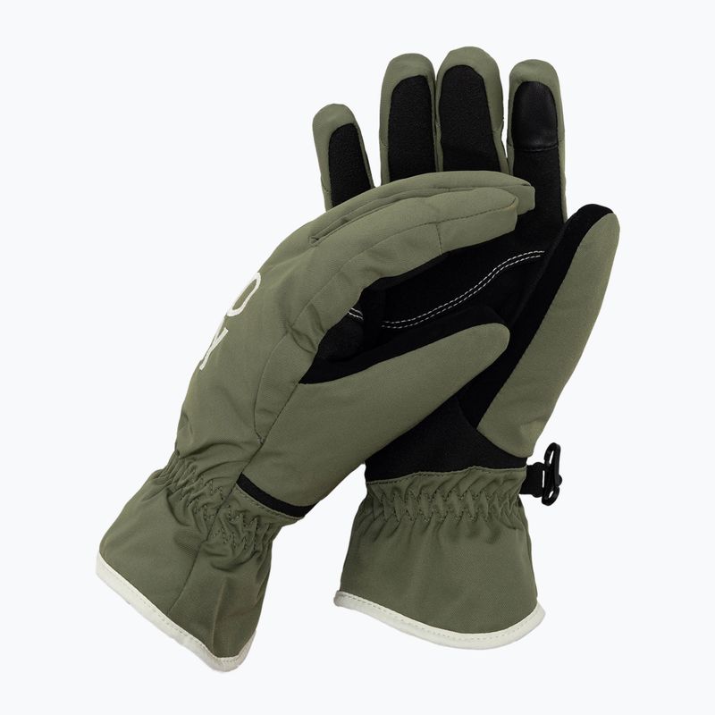 Női snowboard kesztyű ROXY Freshfields 2021 deep lichen green