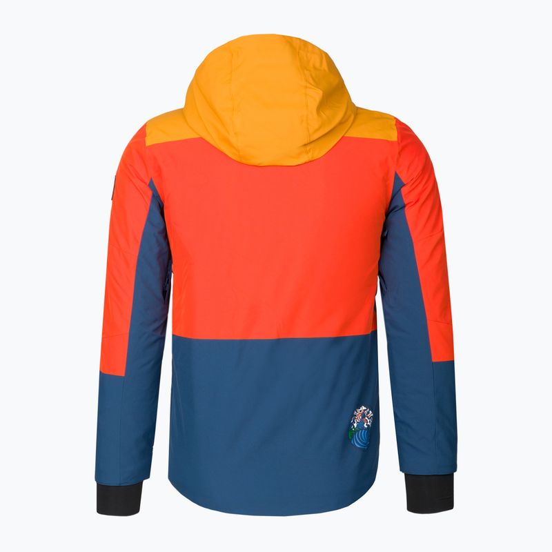 Quiksilver Kai Jones Ambition gyerek snowboard dzseki narancssárga és tengerészkék EQBTJ03169 2