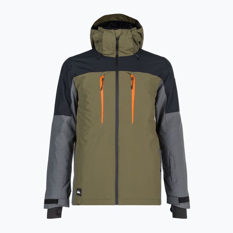 Quiksilver Mission Plus férfi snowboard dzseki fekete-zöld EQYTJ03371