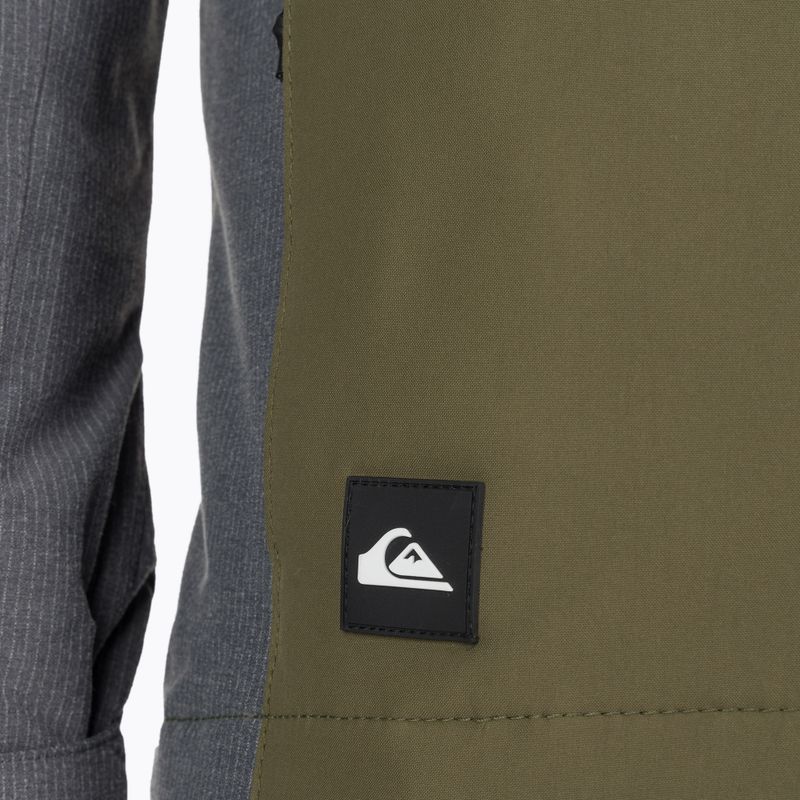 Quiksilver Mission Plus férfi snowboard dzseki fekete-zöld EQYTJ03371 3