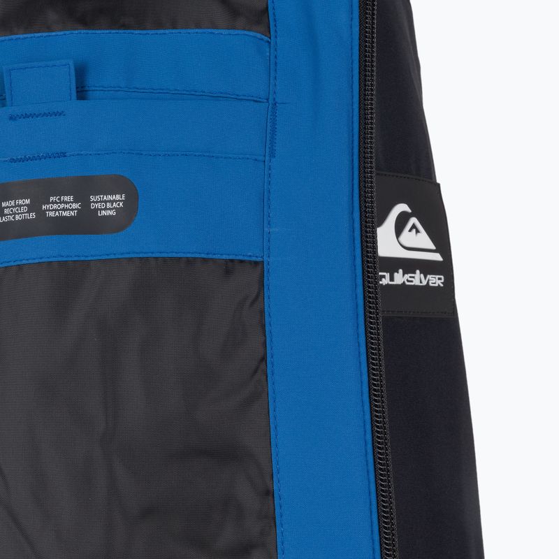 Quiksilver Mission Plus férfi snowboard dzseki fekete-kék EQYTJ03371 5