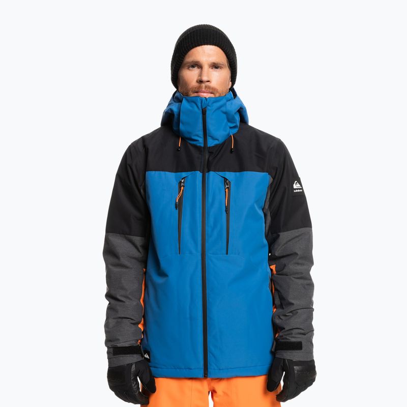 Quiksilver Mission Plus férfi snowboard dzseki fekete-kék EQYTJ03371 6