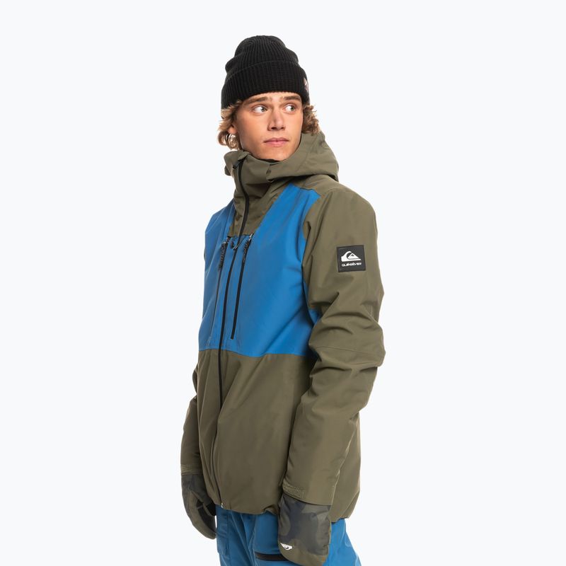 Quiksilver Muldrow férfi snowboard dzseki zöld EQYTJ03376 4