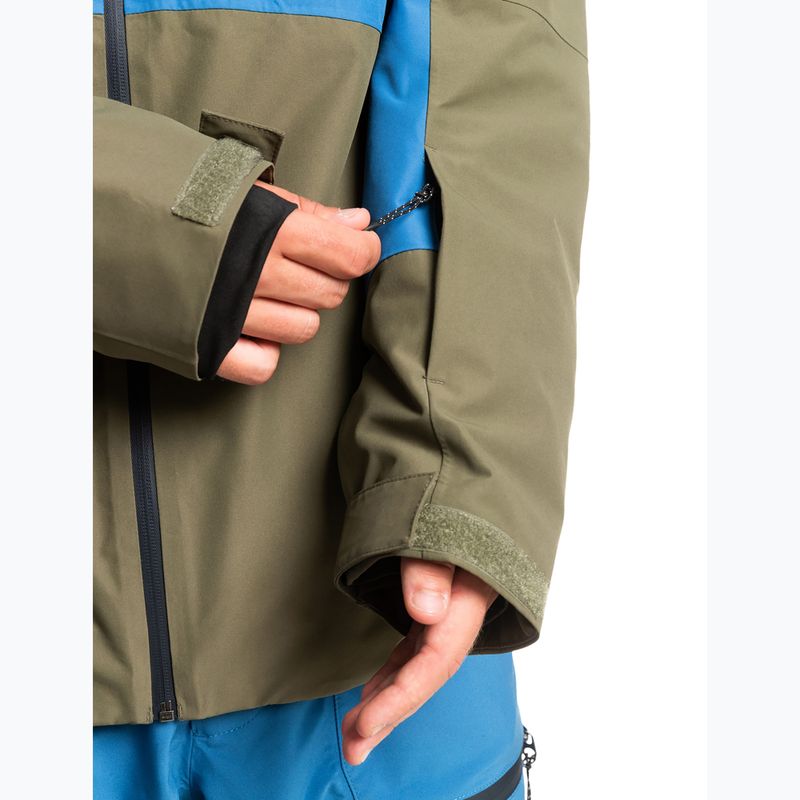 Quiksilver Muldrow férfi snowboard dzseki zöld EQYTJ03376 8