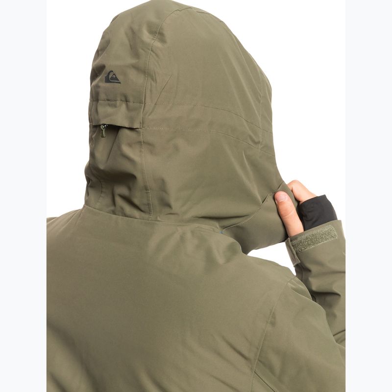 Quiksilver Muldrow férfi snowboard dzseki zöld EQYTJ03376 11