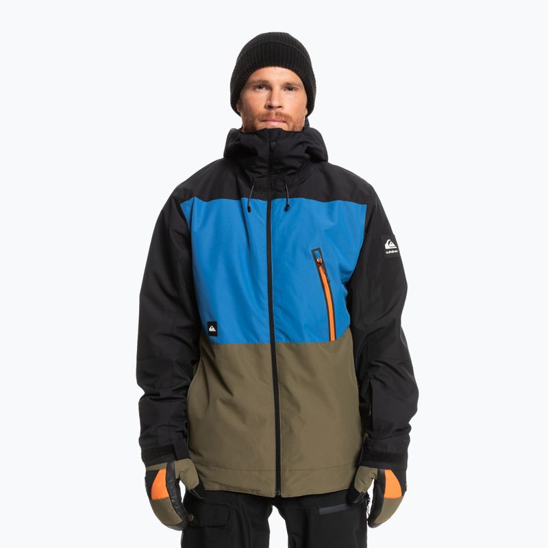 Quiksilver Sycamore férfi snowboard dzseki fekete-kék EQYTJ03335 5