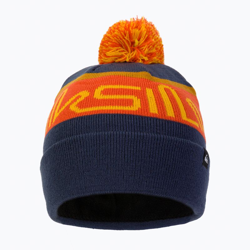 Quiksilver Summit gyermek snowboard sapka tengerészkék és narancssárga EQBHA03065 2