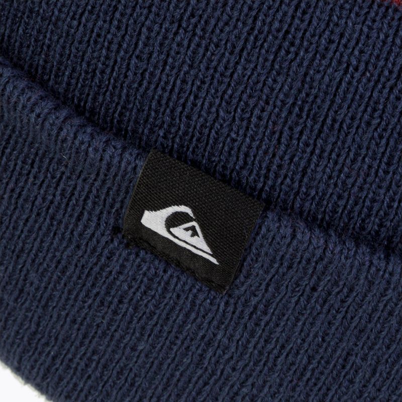 Quiksilver Summit tengerészkék és bordó színű snowboard sapka EQYHA03306 3