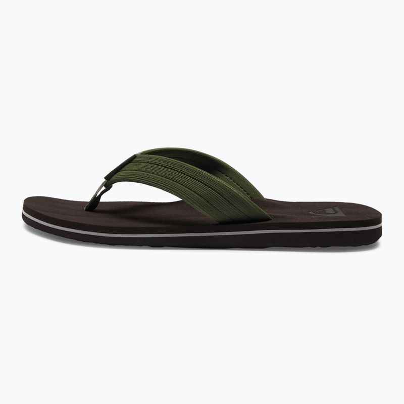Quiksilver férfi Molokai Layback Textured flip flop barna AQYL101266 11