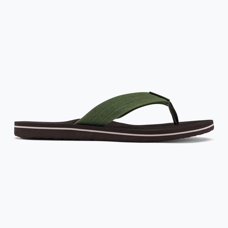 Quiksilver férfi Molokai Layback Textured flip flop barna AQYL101266 2