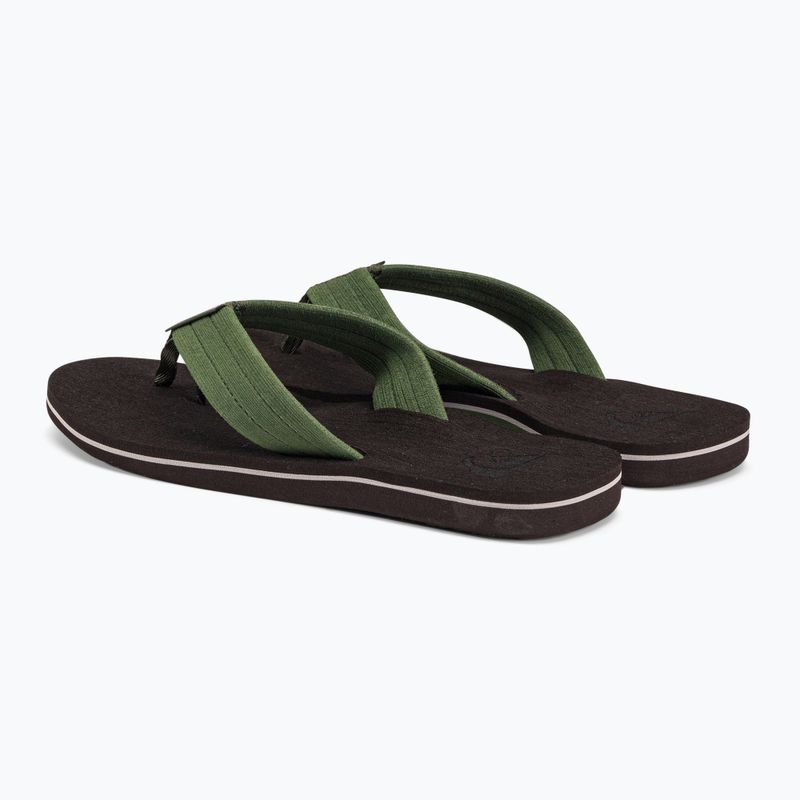 Quiksilver férfi Molokai Layback Textured flip flop barna AQYL101266 3