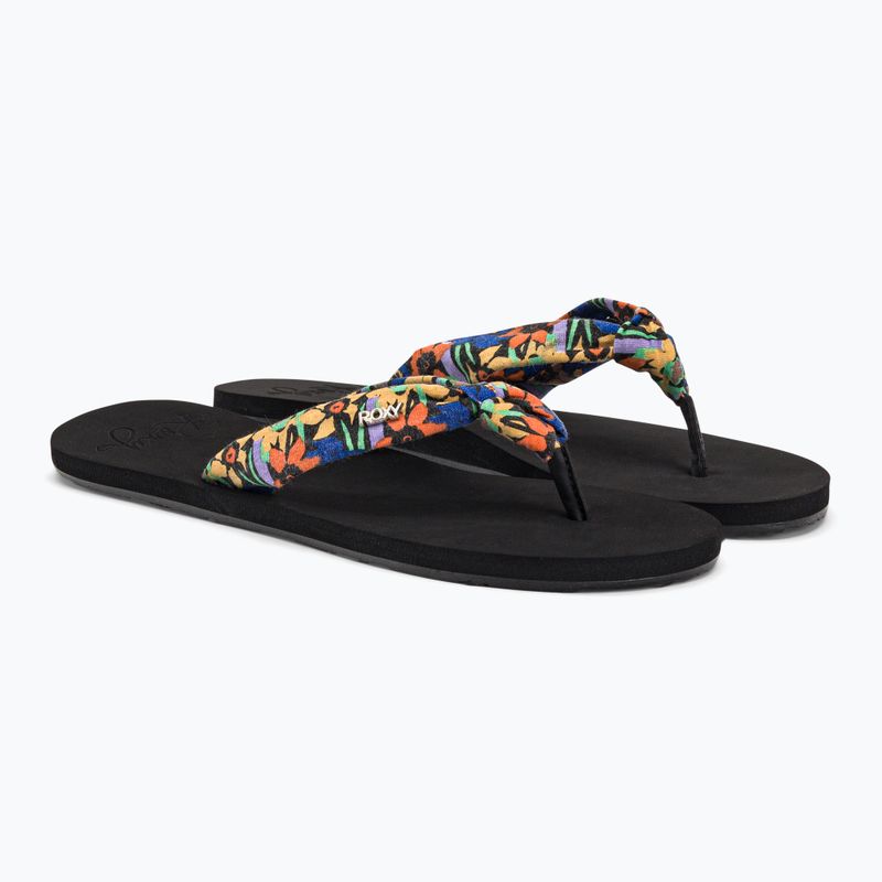 Női flip flopok ROXY Paia IV 2021 black print 4