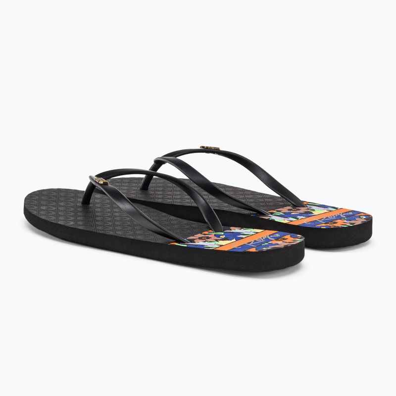 Női flip flopok ROXY Viva Printed 2021 black multi 3