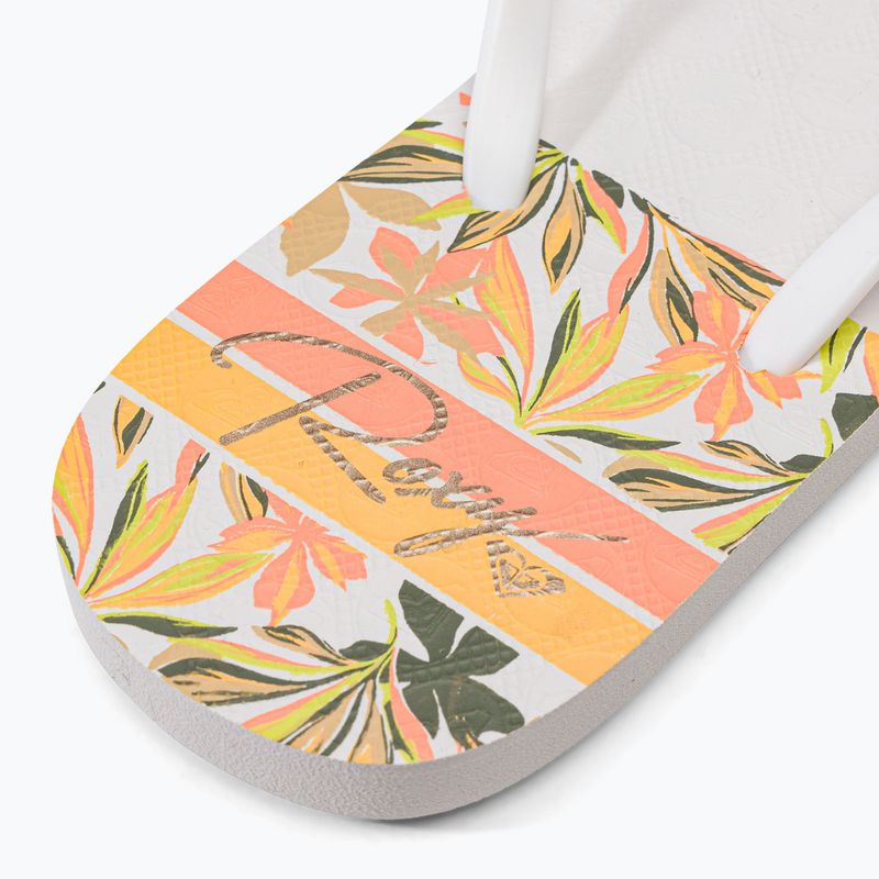 Női flip flopok ROXY Viva Printed 2021 white 8