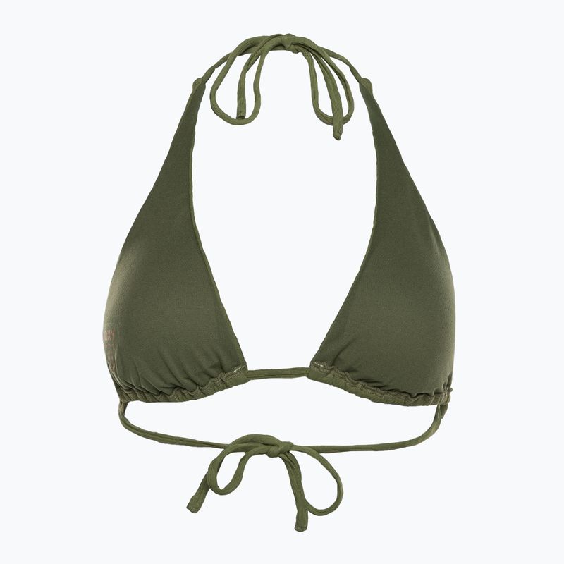 Fürdőruha felső ROXY Current Coolness Elongated Triangle 2021 loden green 2