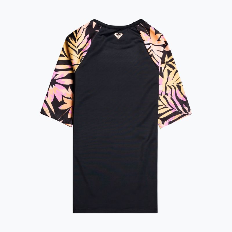 Gyermek úszó póló ROXY Active Joy Lycra 2021 anthracite zebra jungle girl 5