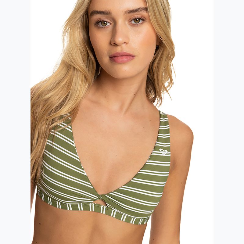 Fürdőruha felső ROXY Retro Revo Twist Bra 2021 loden green surfrider spirit s 14