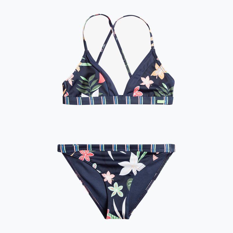 Gyermek kétrészes fürdőruha ROXY Vacay For Life Athletic Set 2021 mood indigo alma swim 4