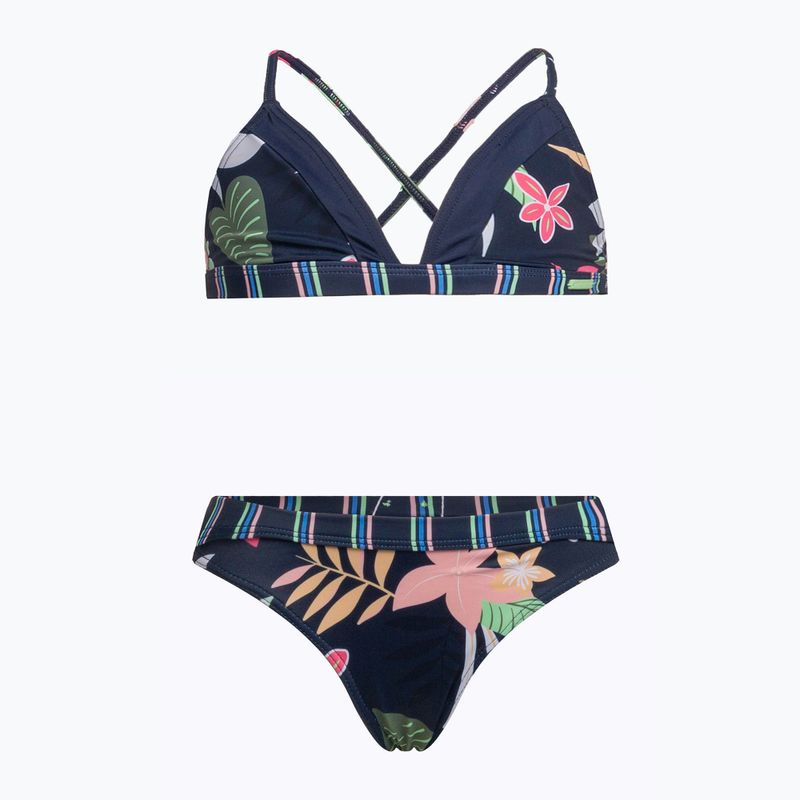 Gyermek kétrészes fürdőruha ROXY Vacay For Life Athletic Set 2021 mood indigo alma swim