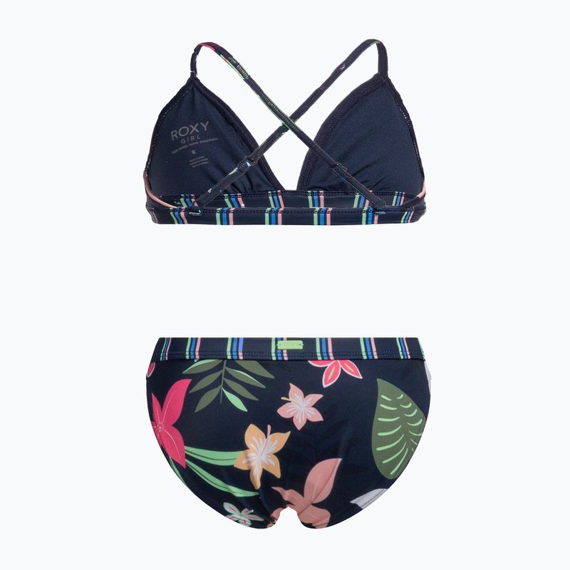 Gyermek kétrészes fürdőruha ROXY Vacay For Life Athletic Set 2021 mood indigo alma swim 2