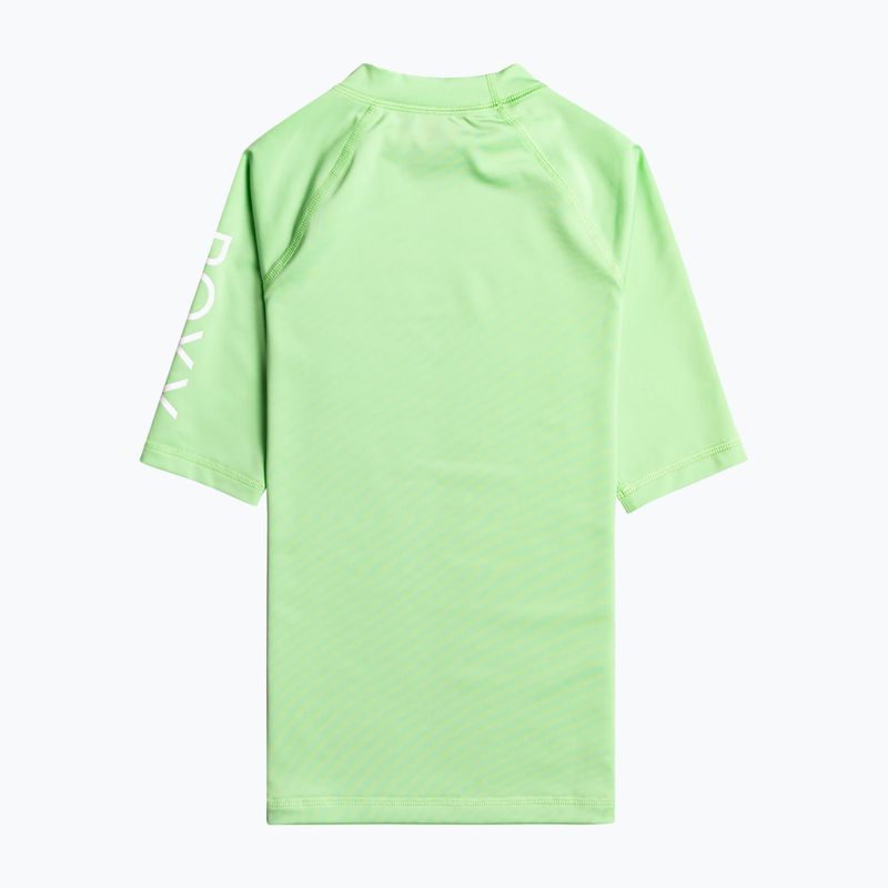 Gyermek úszó póló ROXY Wholehearted 2021 pistachio green 2