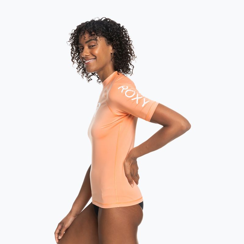 Női ROXY Whole Hearted papaya punch fürdőruha póló 3