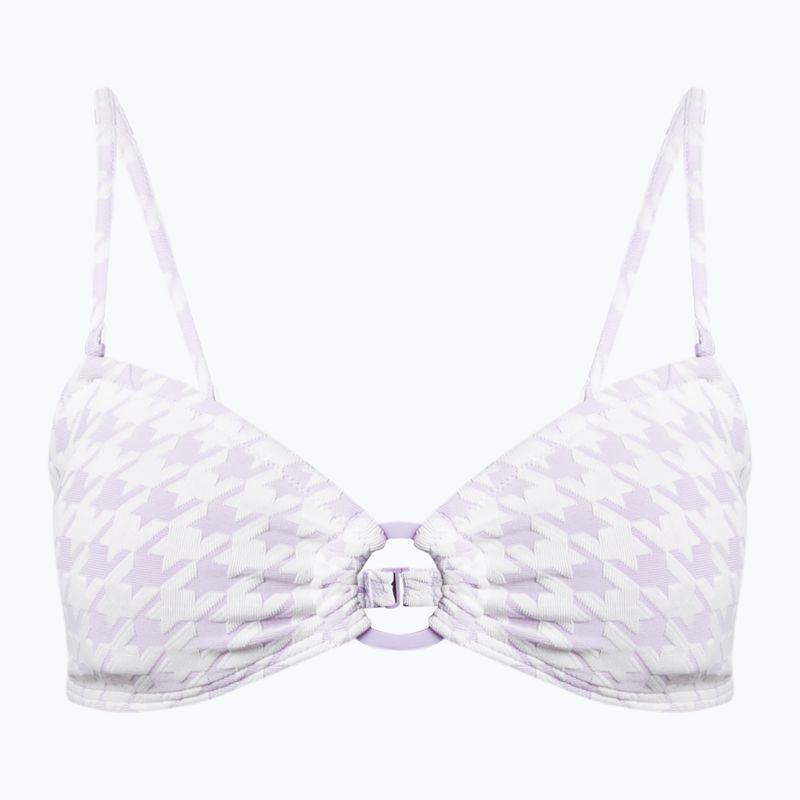 Fürdőruha felső ROXY Check It Bandeau 2021 purple rose