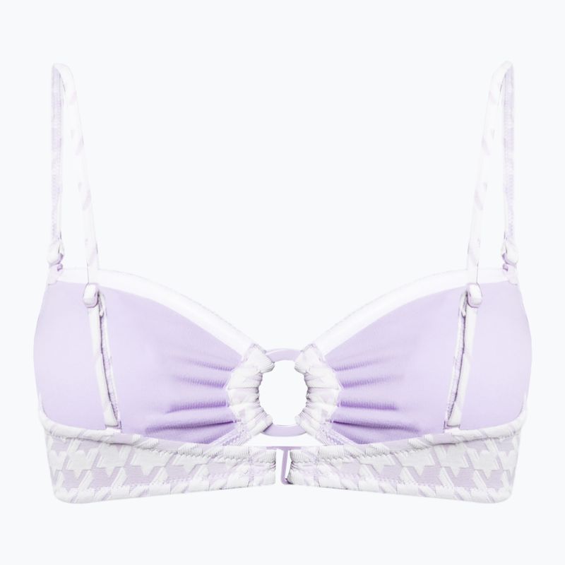 Fürdőruha felső ROXY Check It Bandeau 2021 purple rose 2