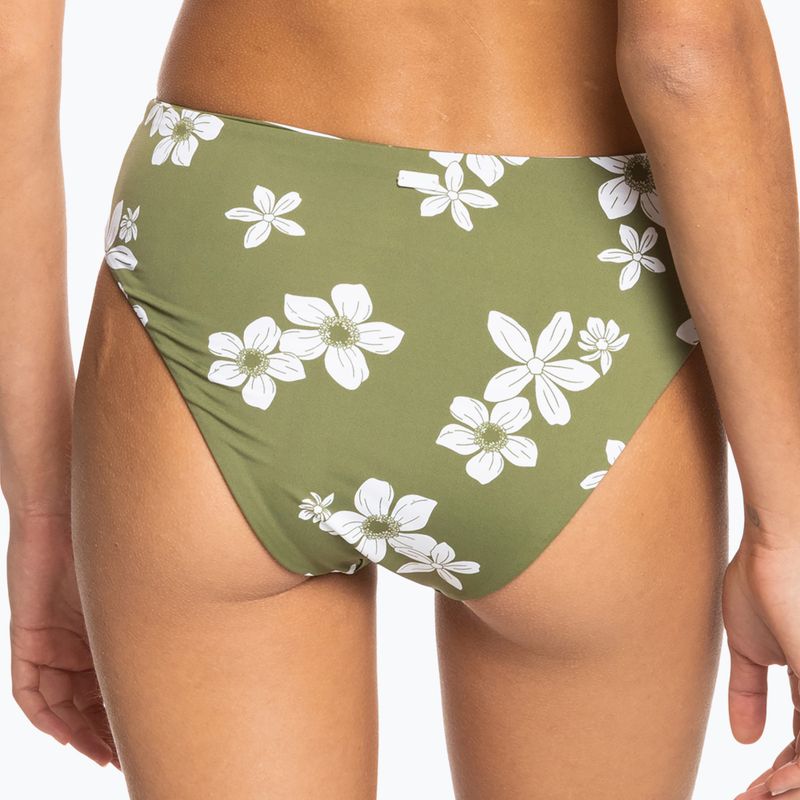 Fürdőruha alsó ROXY Retro Revo Bikini Hl Midwaist 2021 loden green surfrider spirit s 7