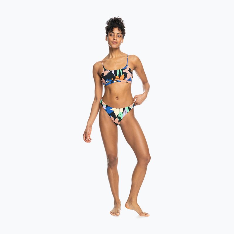 Fürdőruha alsó ROXY Color Jam Cheeky 2021 anthracite flower jammin 5