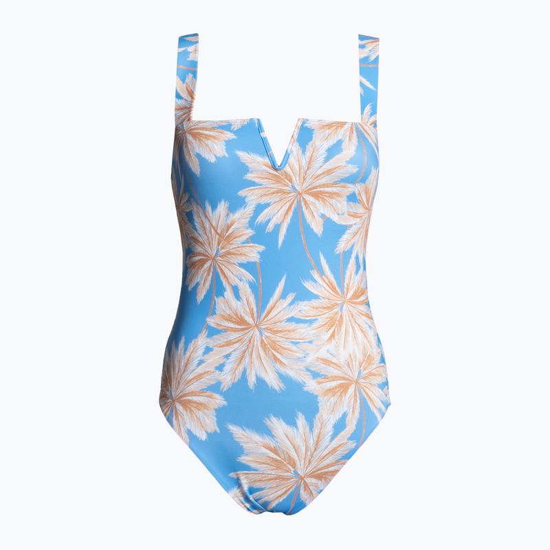 Női egyrészes fürdőruha ROXY Love The Coco V D-Cup 2021 azure blue palm island