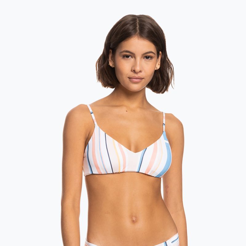 Fürdőruha felső ROXY Beach Classics Strappy Bra 2021 peach whip sand stripper 4