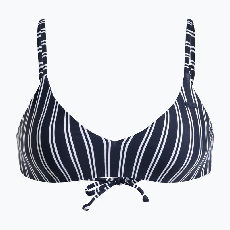 Fürdőruha felső ROXY Into The Sun Athletic Triangle 2021 mood indigo novela stripe vert